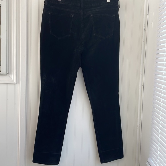 NYDJ slim stretchy black corduroy velvet lift tuck technology leggings size 16‎ - Picture 4 of 14